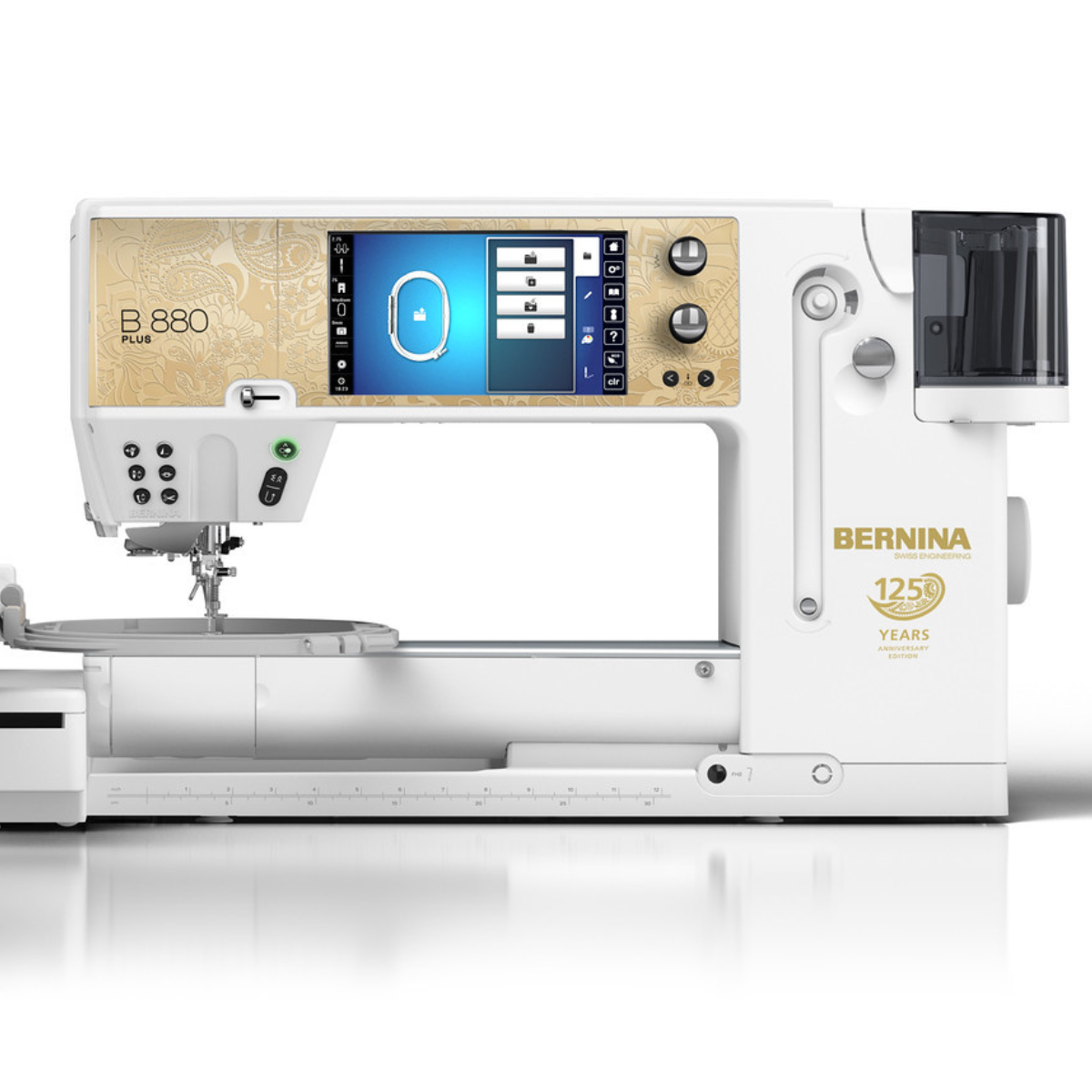 BERNINA B880 PLUS 125th Anniversary Edition sewing and embroidery machine — pre-loved and ex-demo machines at Quilt Direct