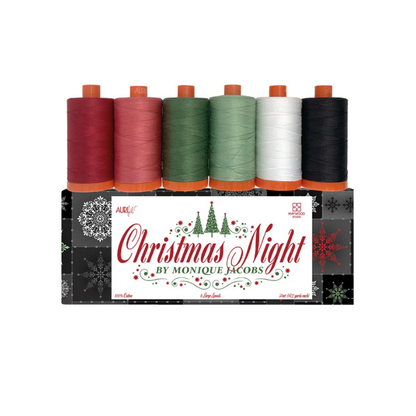 Aurifil Christmas Night Thread Collection 50wt