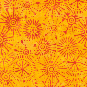 Sunburst Batiks patterned cotton quilting fabric by Moda