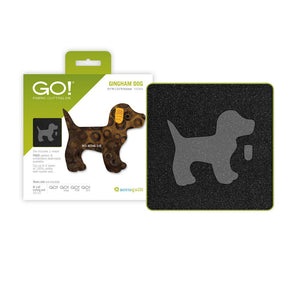 AccuQuilt GO! Gingham Dog Appliqué Die