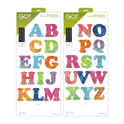 AccuQuilt GO! Carefree Alphabet Uppercase (2 Die Set)