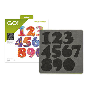 AccuQuilt GO! Carefree Numbers Appliqué Die
