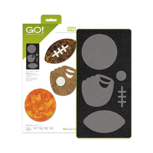 AccuQuilt GO! Sports Medley Appliqué Die