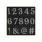 AccuQuilt GO! Classic 2" Number & Symbols Appliqué Die