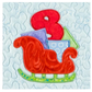 AccuQuilt GO! Sleigh & Snowflakes Appliqué Die