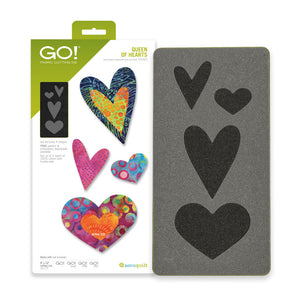 AccuQuilt GO! Queen of Hearts Appliqué Die
