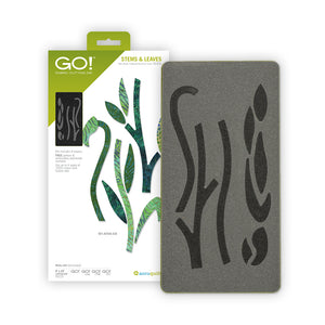 AccuQuilt GO! Stems & Leaves Appliqué Die