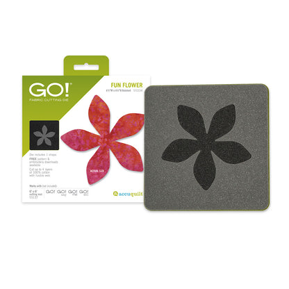 AccuQuilt GO! Fun Flower Appliqué Die