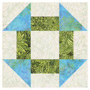 AccuQuilt GO! Churn Dash (9" Finished) die - quilting shapes cut with precision and speed