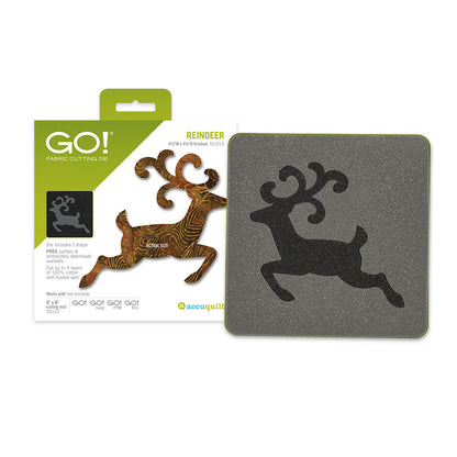 AccuQuilt GO! Reindeer Appliqué Die