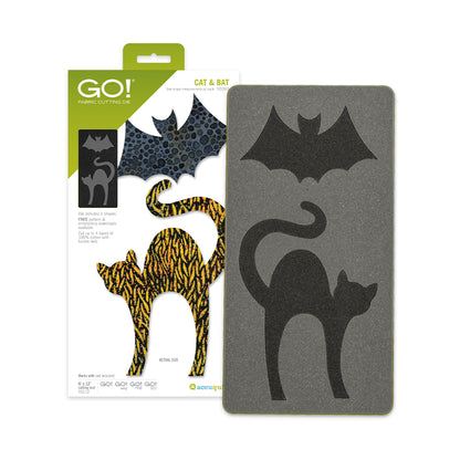 AccuQuilt GO! Cat & Bat Appliqué Die