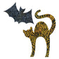 AccuQuilt GO! Cat & Bat Appliqué Die