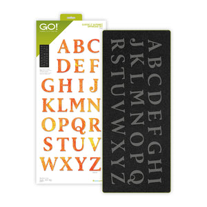 AccuQuilt GO! Classic 2" Alphabet Uppercase Set Appliqué Die