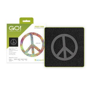 AccuQuilt GO! Peace Sign Appliqué Die