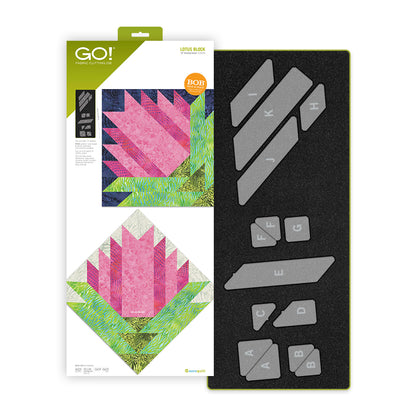 Accuquilt GO! Lotus Block (10" Finished)