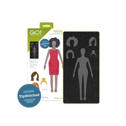 AccuQuilt GO! Paper Doll Appliqué Die by TipStitched