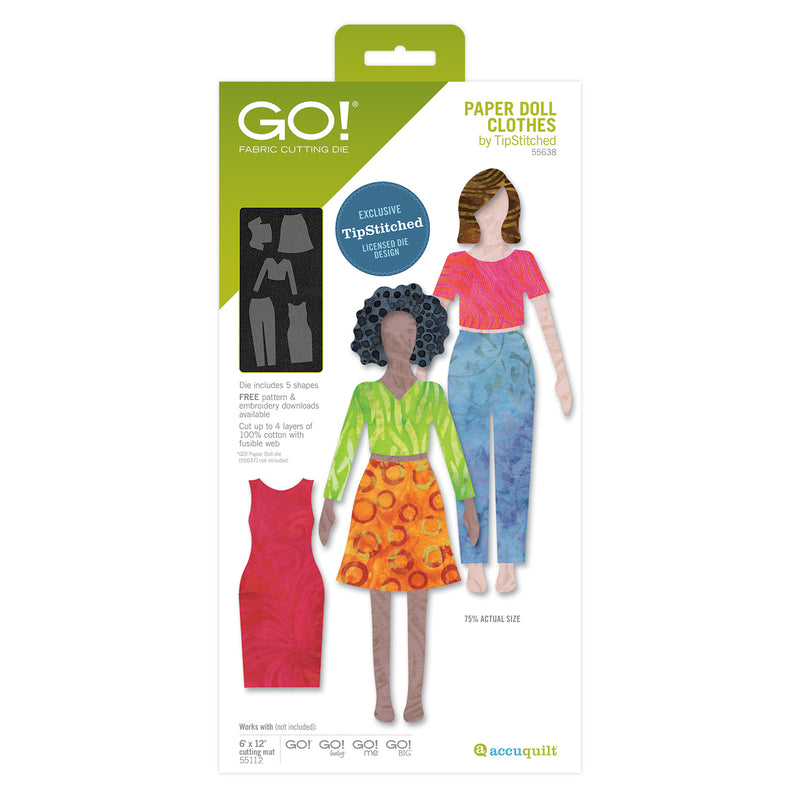 Accuquilt GO! Paper Doll Clothes by TipStitched