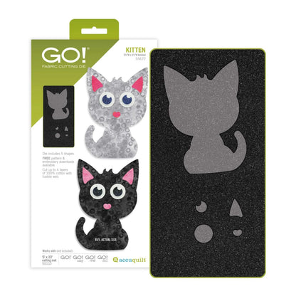 AccuQuilt GO! Kitten Appliqué Die