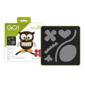AccuQuilt GO! Owl Accessories Appliqué Die