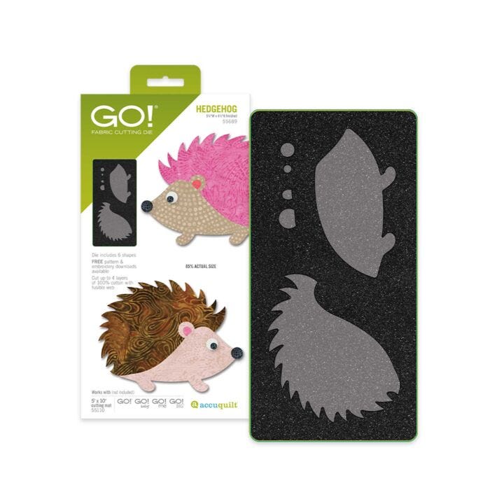 Accuquilt GO! Hedgehog Die To Try August 2025