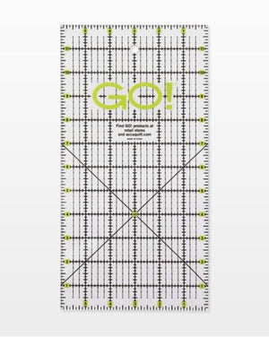 Accuquilt GO! Quilting Ruler 6" x 12"