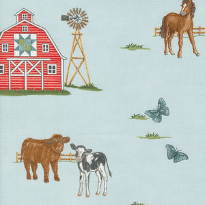 Willows Farm patterned cotton quilting fabric by Moda