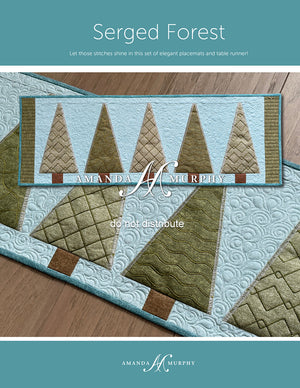 Amanda Murphy Serged Forest Runner & Placemats