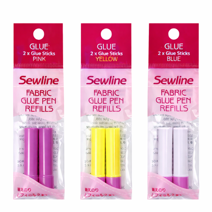 Sewline Temporary Glue Stick Refill Pack of 2