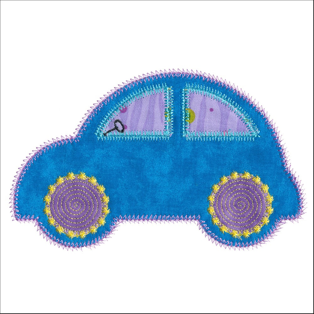 Cute Cars set 1 -Digital Download - craft pattern by V-Stitch Designs - alternate angle