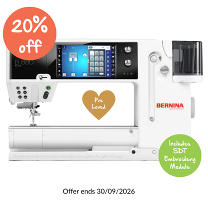 Bernina 880E PLUS Sewing & Embroidery Machine with SDT Module - Preloved