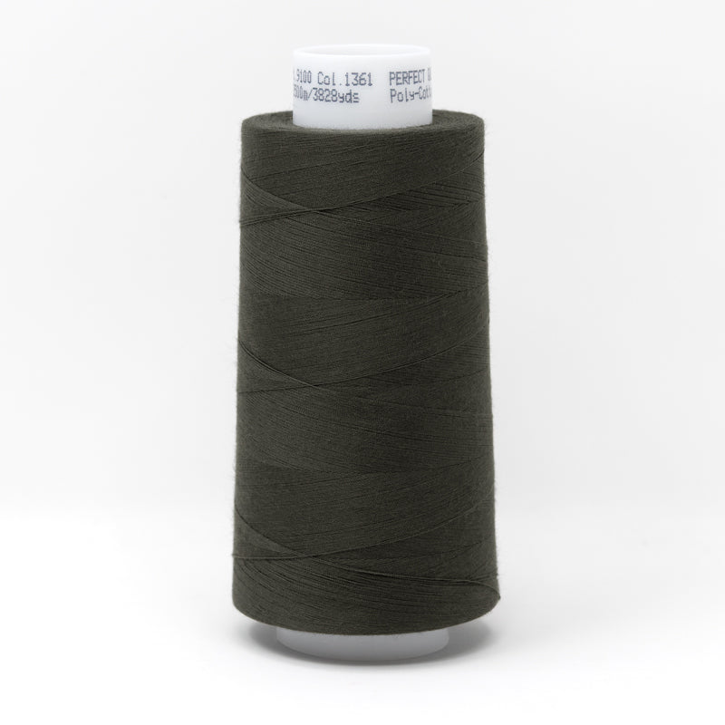 Mettler Perfect Quilting Thread 50/2 3500m Dark Rain Cloud 1361