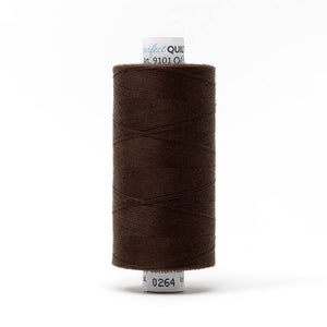 Mettler Perfect Quilting Thread 50wt 1000m Brown 0264