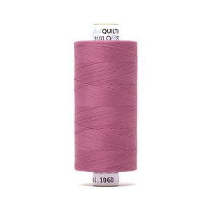 Mettler Perfect Quilting Thread 50wt 1000m Heather Pink 1060