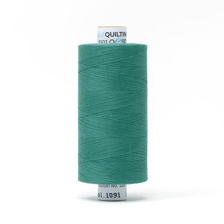 Mettler Perfect Quilting Thread 50/2 1000m Deep Aqua 1091