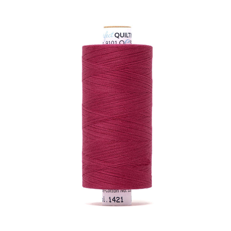 Mettler Perfect Quilting Thread 50/2 1000m Fuschia 1421