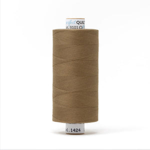 Mettler Perfect Quilting Thread 50wt 1000m Pecan 1424