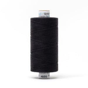 Mettler Perfect Quilting Thread 50wt 1000m Black 4000