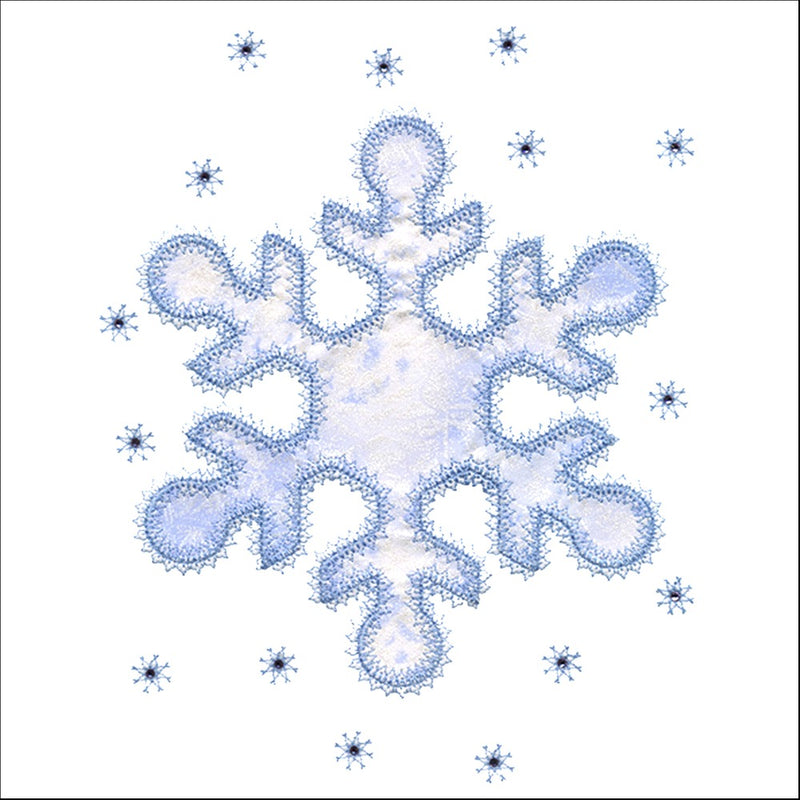 V-Stitch Designs Snowflakes 7 inch set -Digital Download