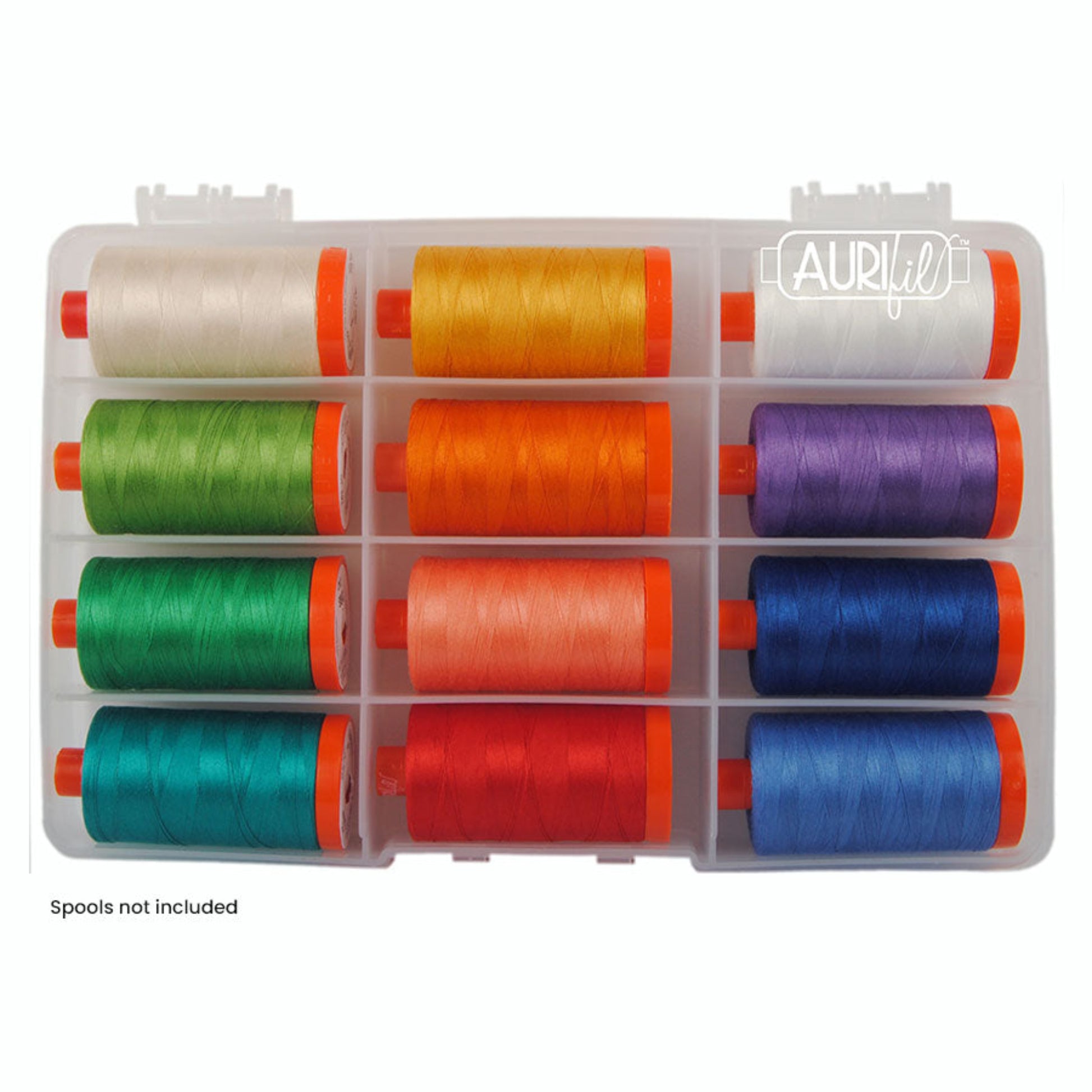 12+ How To Thread A Spool Aurifil Thread Empty Spool Case for 12 Large Spools | Quilt Direct