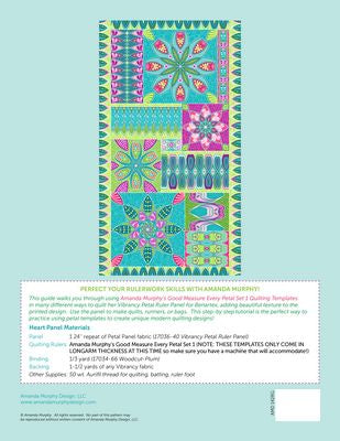 Amanda Murphy Vibrancy Petal Set 1 Ruler Panel Guide