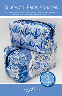 Amanda Murphy Rulerwork Panel Pouches September 25