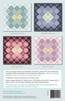 Amanda Murphy Criss-Cross Pillow Pattern