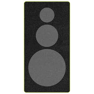 AccuQuilt GO! Circle die - circles showing to tone placement lines