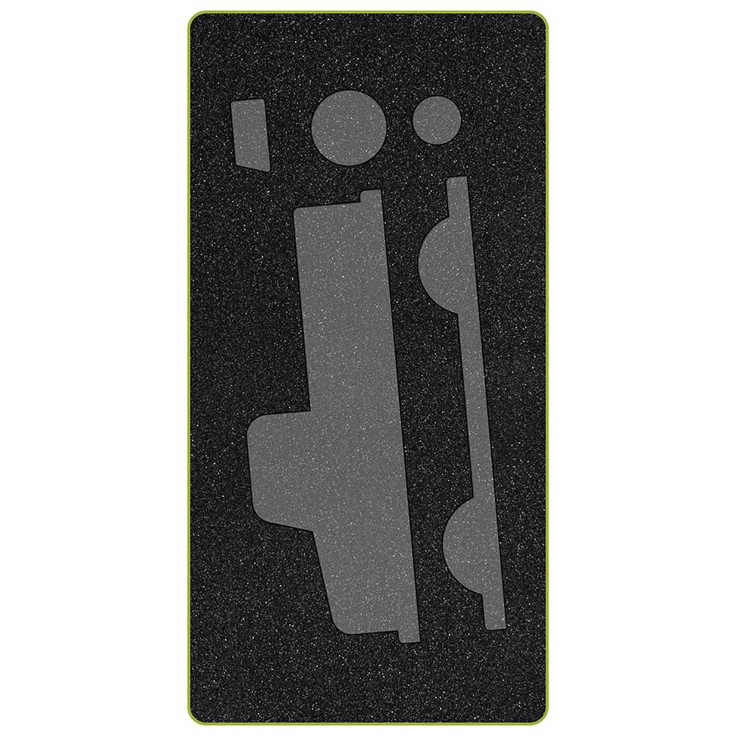 AccuQuilt GO! Pickup die showing two tone placement shapes