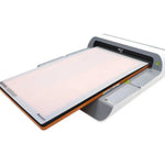 AccuQuilt GO! Cutting Mat 13" x 24" in use with GO! Big Electric Fabric Cutter