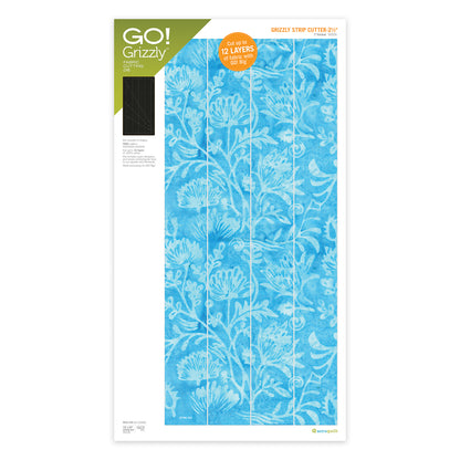 AccuQuilt GO! Grizzly Strip Cutter 2½" die in packaging