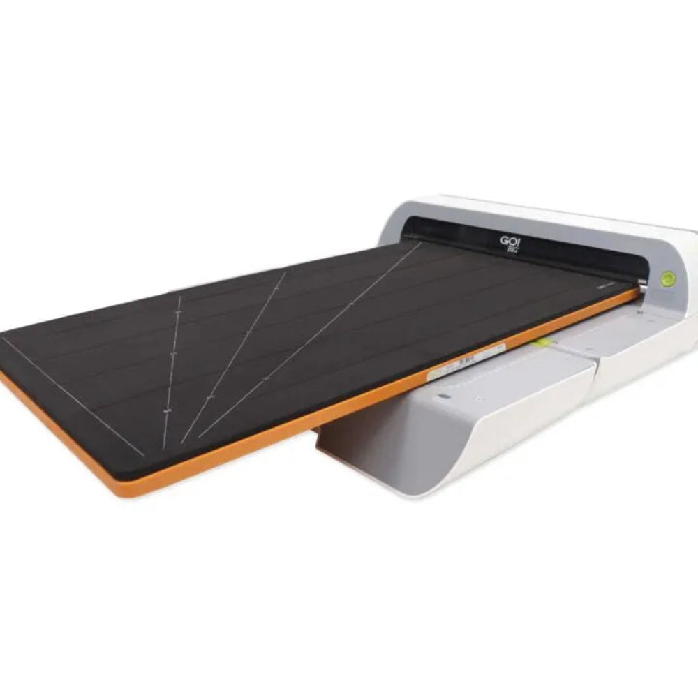 AccuQuilt GO! Grizzly Strip Cutter 2½" die with GO! Big Electric Fabric Cutter