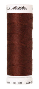 Mettler Seralon 62/2 200m  100% Polyester Coffee Bean 0196