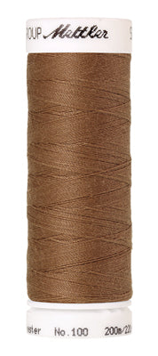 Mettler Seralon 62/2 200m  100% Polyester Dark Tan 0287