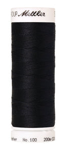 Mettler Seralon 62/2 200m  100% Polyester Darkest Blue 0821
